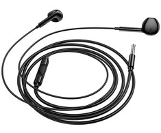 Oem Borofone ausinės BM100 Fuente su mikrofonu juodos spalvos