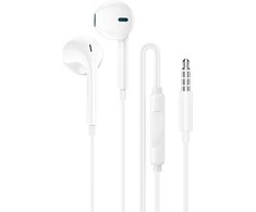 Oem Borofone ausinės BM100 Fuente su mikrofonu baltos spalvos