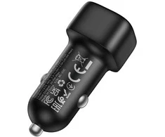 Borofone automobilinis įkroviklis BZ34A Cloud – Type C – PD 20W juodos spalvos