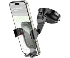 Borofone automobilinis laikiklis BH130 Follower juodos spalvos