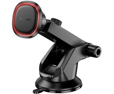 Borofone Car holder BH125 Roman magnetic to windshield juodas-red