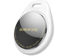 Borofone daiktų ieškiklis tracker BC110 Find dual (Dual Apple & Android) baltos spalvos