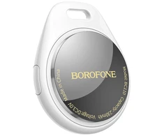 Borofone daiktų ieškiklis tracker BC110 Find dual (Dual Apple & Android) baltos spalvos