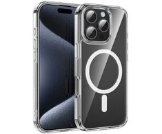 Borofone dėklas BI5 Ice Shield Magnetic Apple iPhone 16 Pro Max skaidrus
