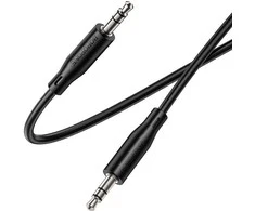 Borofone Kabelis AUX BL26 Standard – jack 3,5mm na jack 3,5mm – 1 metr juodos spalvos