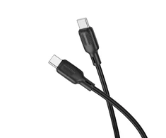 USB kabelis Borofone BX113 60W USB-C to USB-C 2.0m juodas