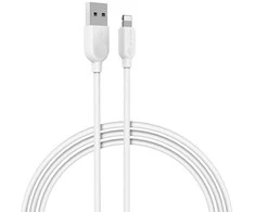 Oem Borofone kabelis BX14 LinkJet – USB į Lightning – 2,4A 3 metras baltos spalvos