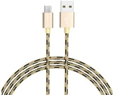 Borofone Kabelis BX24 Ring Current – USB į Micro USB – 2,4A 1 metras aukso spalvos
