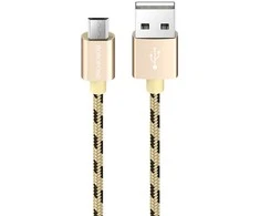 Oem Borofone Kabelis BX24 Ring Current – USB į Micro USB – 2,4A 1 metras aukso spalvos