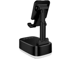 Borofone Nešiojama kolonėlė Bluetooth BR200 Marea 3 in 1 with holder and 1500mAh power bank juodas