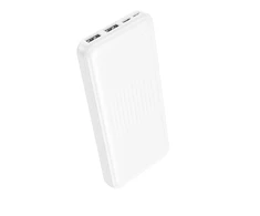 Borofone Power Bank 10000mAh BJ78 Clever – 2xUSB – baltos spalvos