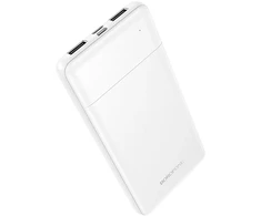 Borofone Power Bank 10000mAh BJ88 Clever – 2xUSB – baltos spalvos