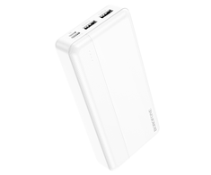 "Borofone Power Bank" 20000mAh BJ24A - 2xUSB - baltas