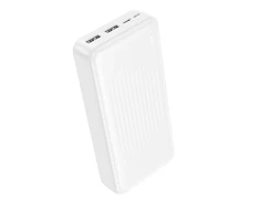 Borofone Power Bank 20000mAh BJ78A Clever – 2xUSB – baltos spalvos