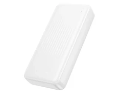 Borofone Power Bank 20000mAh BJ78A Clever – 2xUSB – baltos spalvos