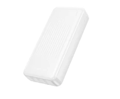 Borofone Power Bank 20000mAh BJ79A Clever – USB – with Type C and Lightning cables baltos spalvos