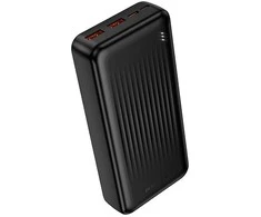 Borofone Power Bank 20000mAh BJ80A Clever – 2xUSB + Type C – QC 3.0 22,5W + PD 20W juodos spalvos