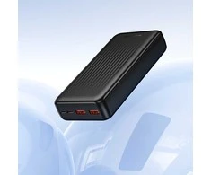 Borofone Power Bank 20000mAh BJ80A Clever – 2xUSB + Type C – QC 3.0 22,5W + PD 20W juodos spalvos