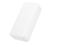 Borofone Power Bank 30000mAh BJ80B Clever – 2xUSB + Type C – QC 3.0 22,5W PD 20W baltos spalvos