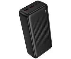 Borofone Power Bank 30000mAh BJ80B Clever – 2xUSB + Type C – QC 3.0 22,5W PD 20W juodos spalvos