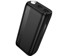 Borofone Power Bank 30000mAh BJ86A Victoria – 2xUSB – juodos spalvos