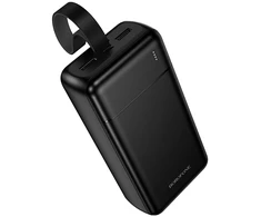 Borofone Power Bank 30000mAh BJ88B Clever – 2xUSB – juodos spalvos