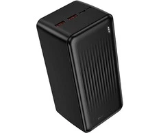 Borofone Power Bank 50000mAh BJ80C Clever – 2xUSB + Type C – QC 3.0 22,5W PD 20W juodos spalvos