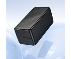 Borofone Power Bank 50000mAh BJ80C Clever – 2xUSB + Type C – QC 3.0 22,5W PD 20W juodos spalvos