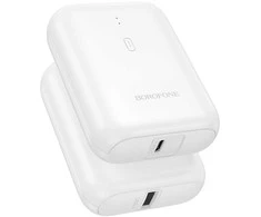 Oem Borofone Power Bank 5000mAh BJ81 Stability – USB – baltos spalvos