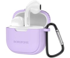 Borofone ausinės Bluetooth TWS BW29 Charm violetinės spalvos