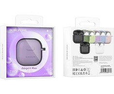Borofone ausinės Bluetooth TWS BW29 Charm violetinės spalvos