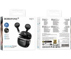 Borofone TWS Bluetooth ausinės FQ11 Sound juodos spalvos