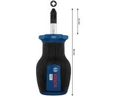 BOSCH ATSUKTUVAS TRUMPAS PZ2 x 25mm /PRO