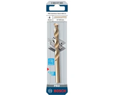Bosch PRO HSS-Co grąžtas metal. 6,0mm, 1 vnt.