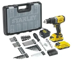 Smūginis suktuvas-gręžtuvas Stanley SFMCD715D2A-QW; 18 V; 2x2,0 Ah akum. + priedai