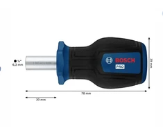 BOSCH TRUMPAS ATSUKTUVAS SL0,6 x 3,5 x 25mm /PRO