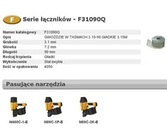 BOSTITCH VINIAI F 3,10 x 90mm 4050vnt. F31090Q