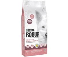 BOZITA Robur Adult Sensitive Single Protein lašiša Mono – sausas pašaras šuniui – 12kg