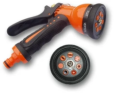 BRADAS PISTOLET DO WODY ZRASZAJĄCY METALOWY 7-FUNKCJI ZEBRA ECO7203