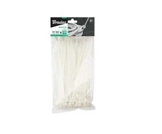 BRADAS PLASTIKINIS KABELIŲ SURIŠIKLIS Baltas 2,5×120/100vnt.