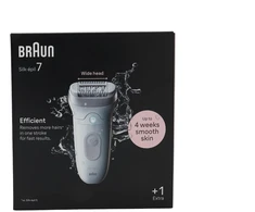 Braun 7-011 Silk-?pil 7 Wet&Dry-Epilierer, wei?/sidabrinis