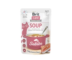 Brit Care Cat Soup lašiša sriuba katėms su lašiša, 75 g