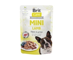 Brit Care Mini konservai šunims maiš. ėriena fillets in gravy 85 g