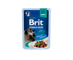 Brit Premium Delicate Fillets in Gravy su jautiena 85 g