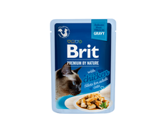 Konservai katėms su vištienos file 85 g Brit Premium