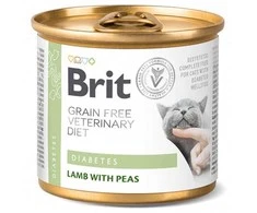 Brit GF Veterinary Diets konservai katėms Diabetes 200g