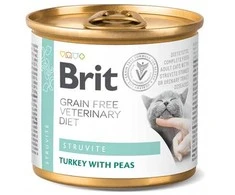 Brit GF Veterinary Diets konservai katėms Struvite 200g