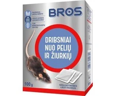 BROS Dribsniai nuo pelių ir žiurkių 50g