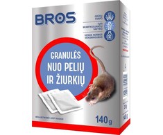 BROS Granulės nuo pelių ir žiurkių 140g
