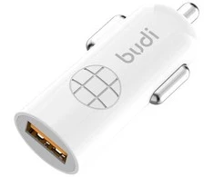 Dėklas Budi - 1 USB automobilinis įkroviklis su LED indicator